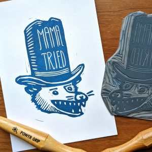 Cowboy possum print Mama Tried